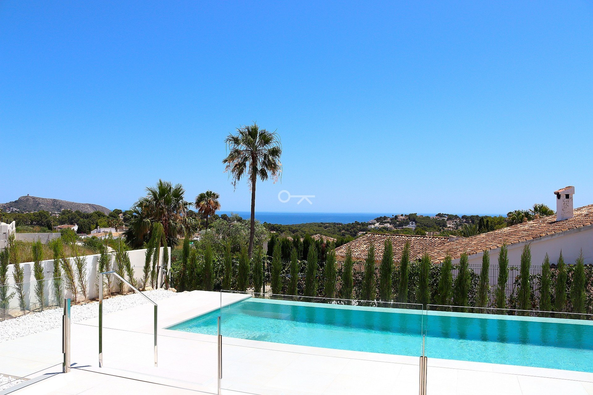 New construction villa for sale in Moraira with sea views