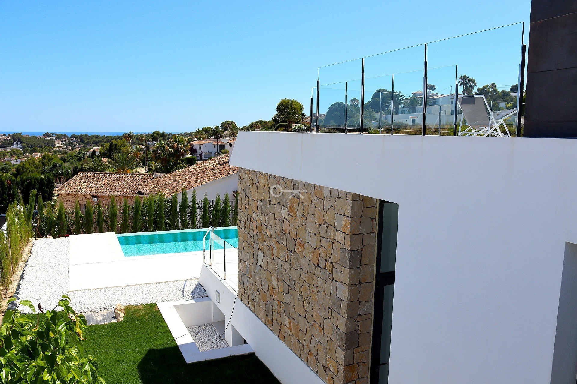 New construction villa for sale in Moraira with sea views